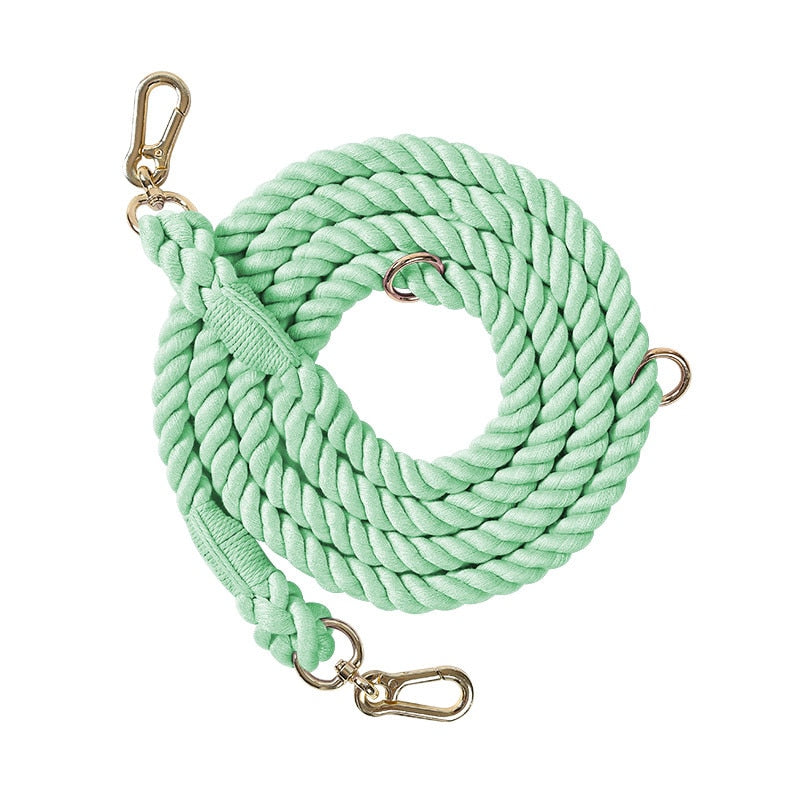 Cat Leash Long - Mint Green / S - cat harness leash