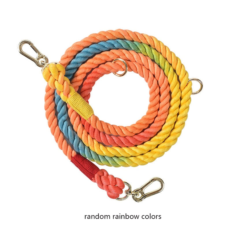 Cat Leash Long - Rainbow / S - cat harness leash