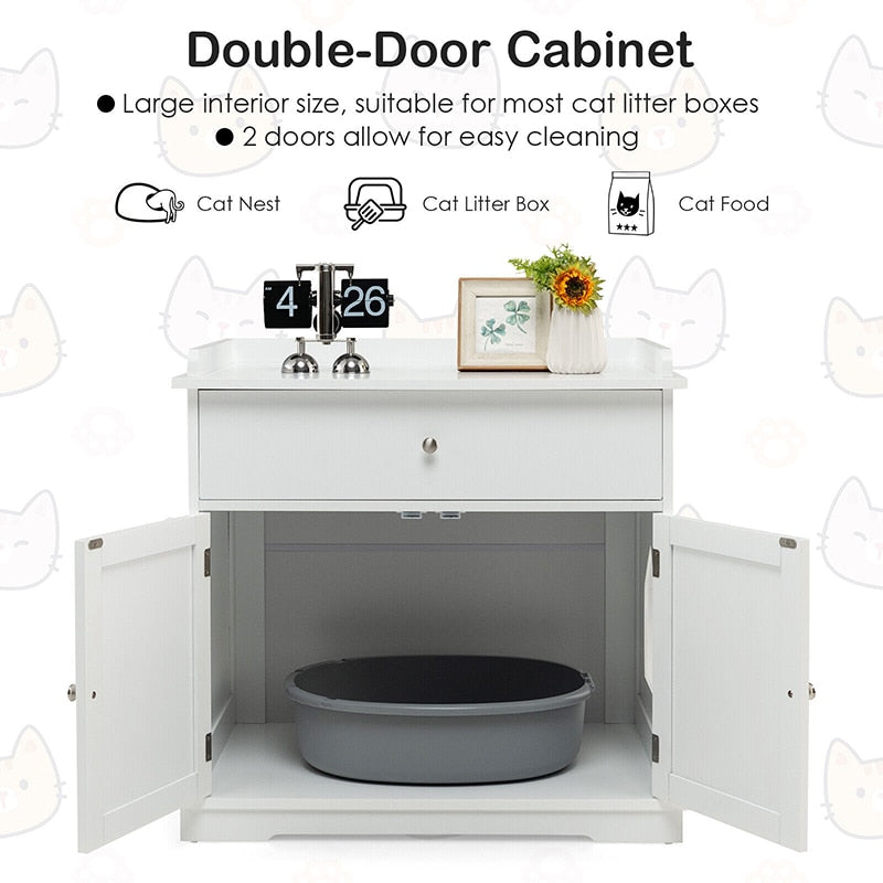 Cat Litter Box Enclosure - Cat litter Box