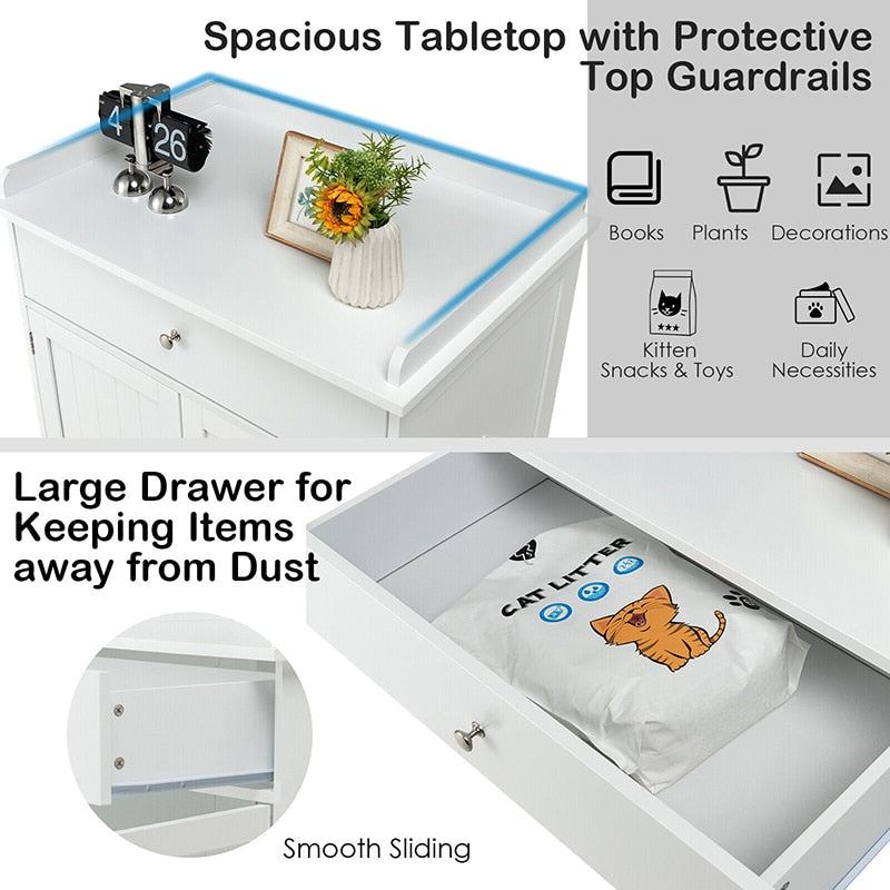 Cat Litter Box Enclosure - Cat litter Box