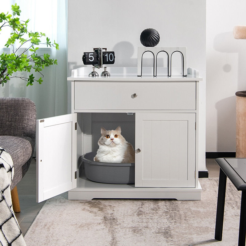 Cat Litter Box Enclosure - Cat litter Box