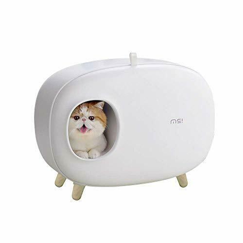 Cat Litter Box House - Whie - Cat litter Box