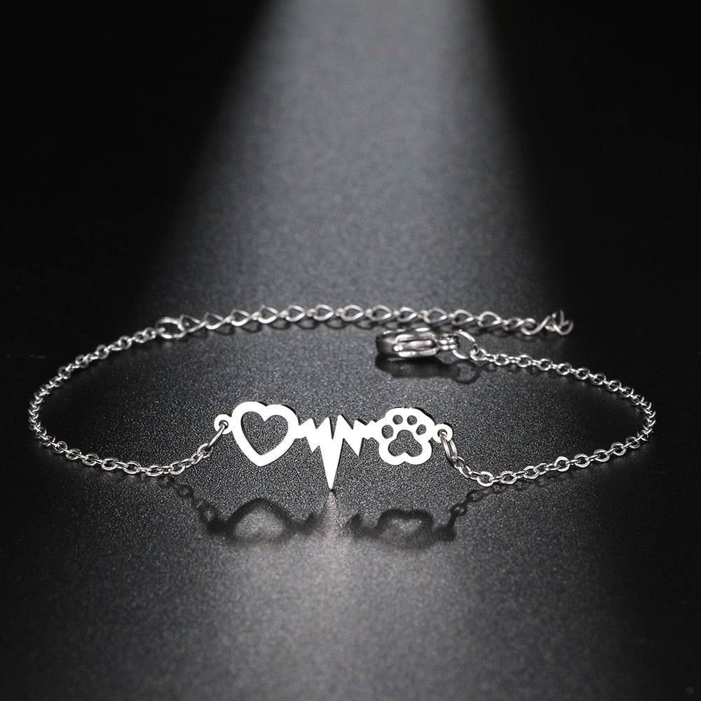 Cat Lover Bracelet - Silver - Cat bracelet