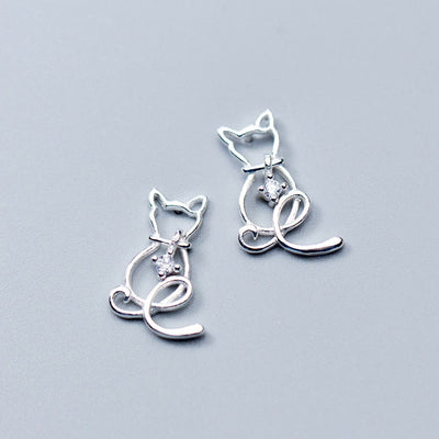Cat Lover Earrings - Cat earrings