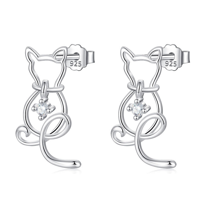 Cat Lover Earrings - Cat earrings