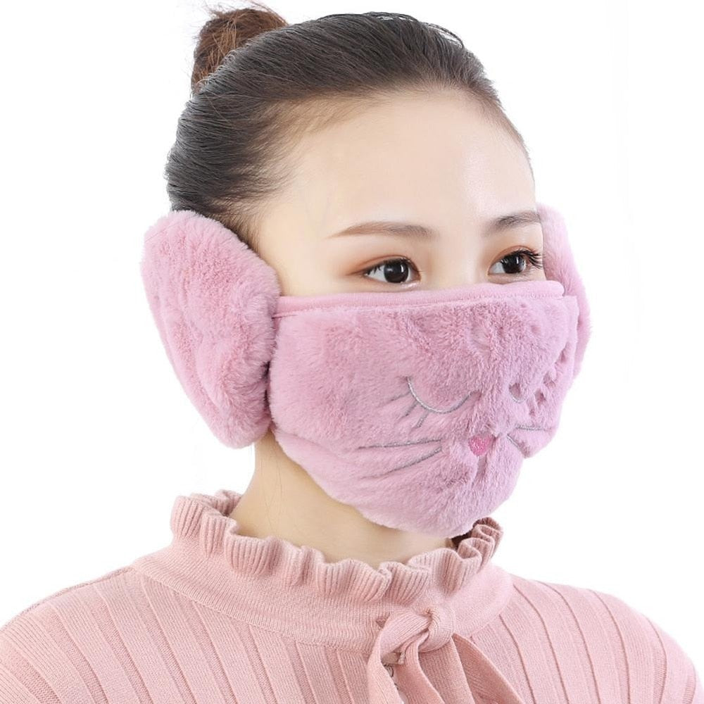 Cat Mask Earmuffs - Cat Mask Earmuffs