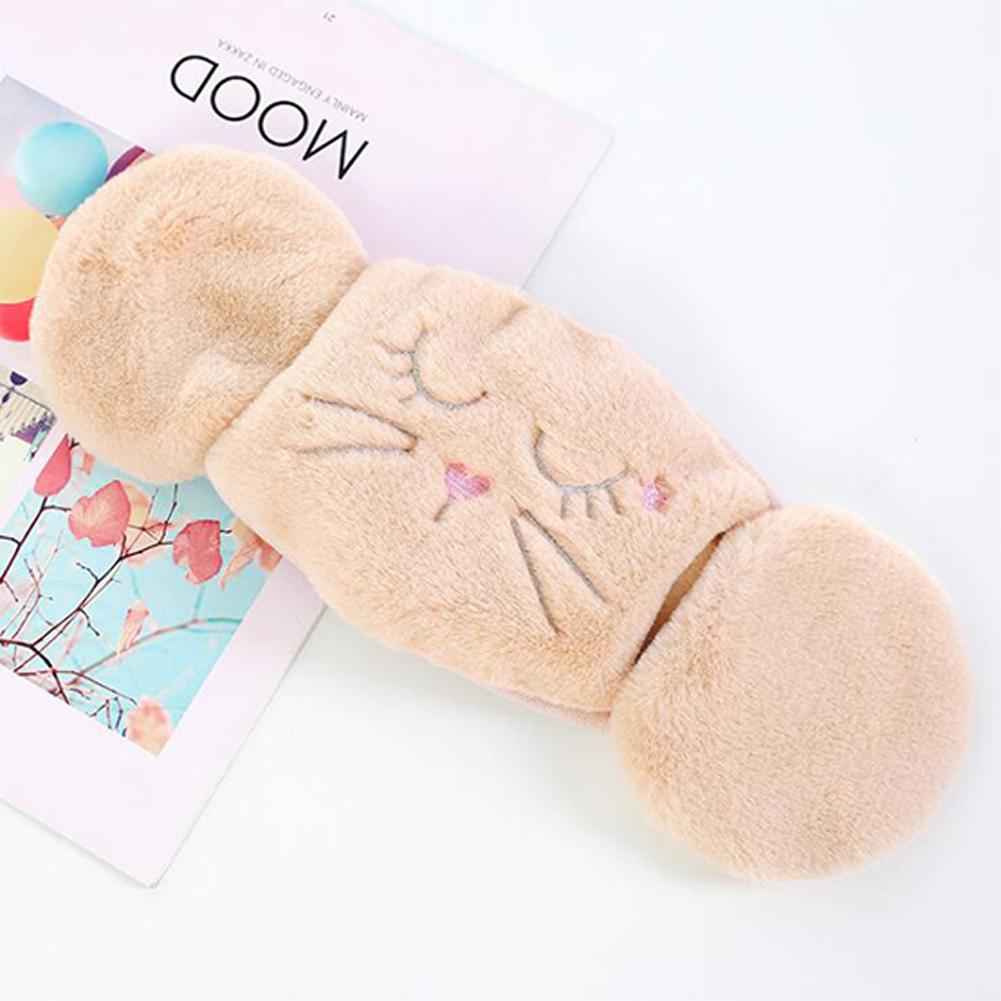 Cat Mask Earmuffs - Khaki - Cat Mask Earmuffs