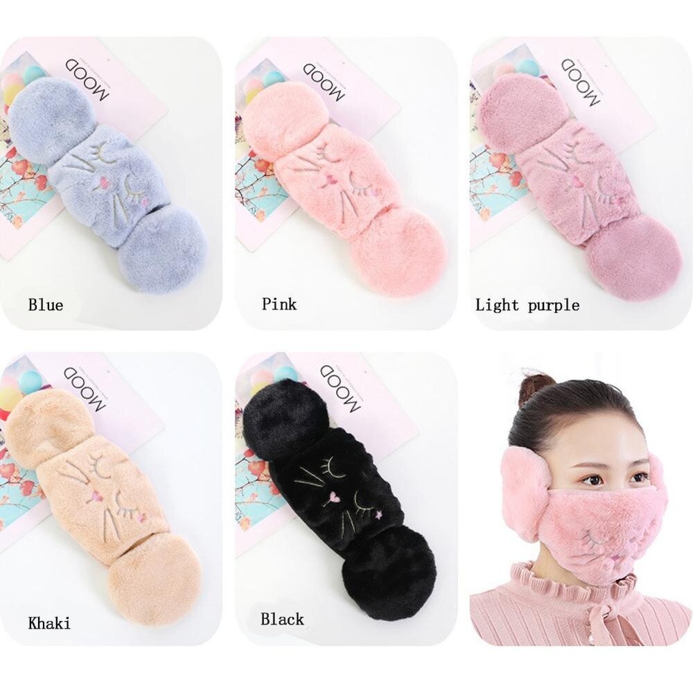 Cat Mask Earmuffs - Cat Mask Earmuffs