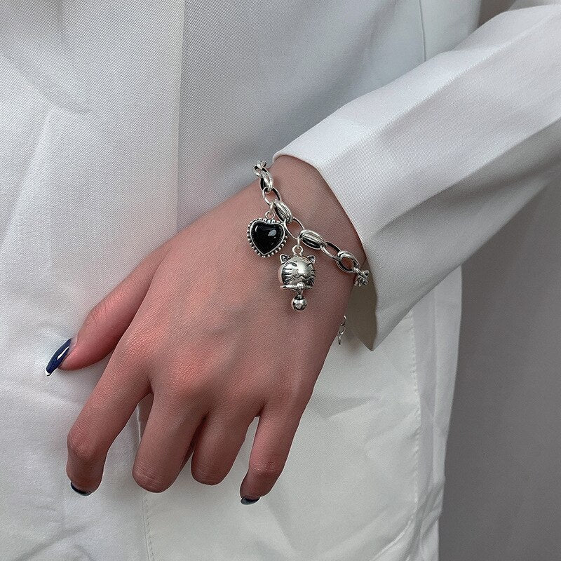 Cat Mom Bracelet - Cat bracelet