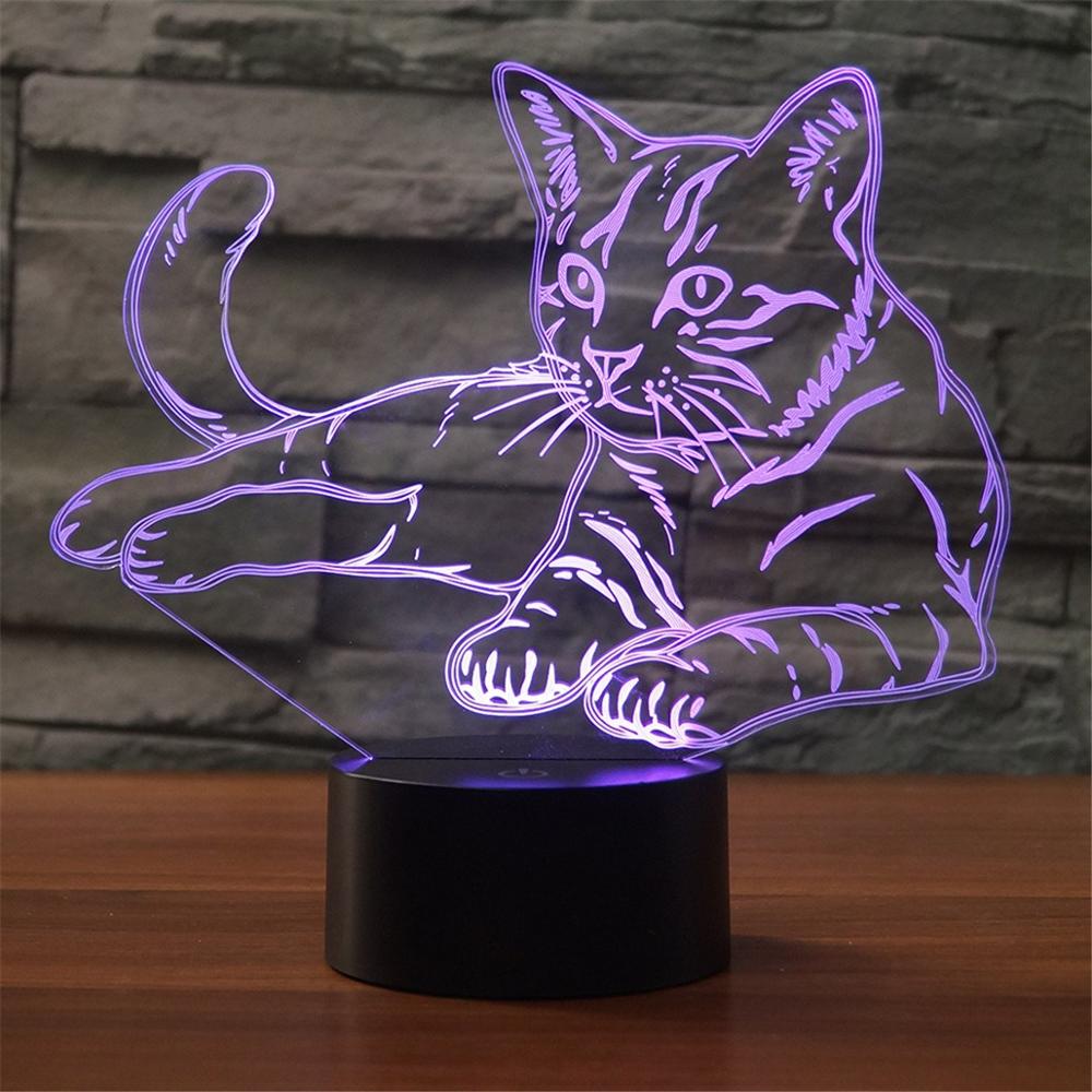 Cat Night Light Lamp