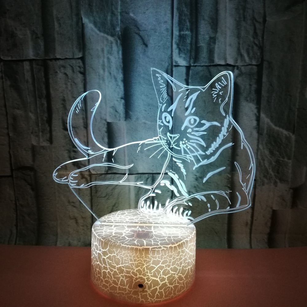 Cat Night Light Lamp