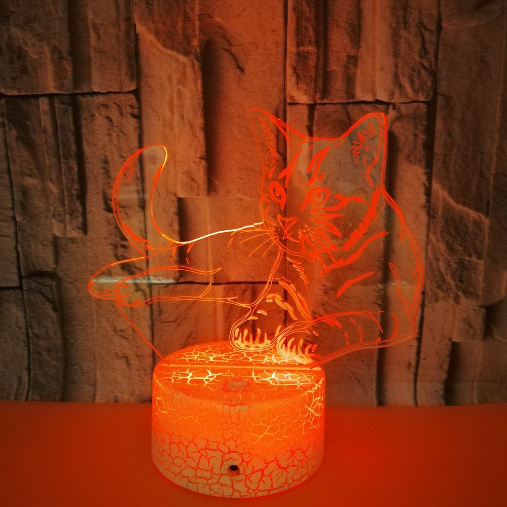Cat Night Light Lamp