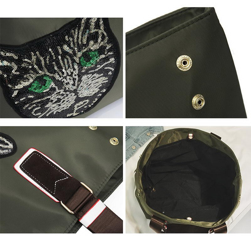 Cat Pattern Handbag - Cat Handbag