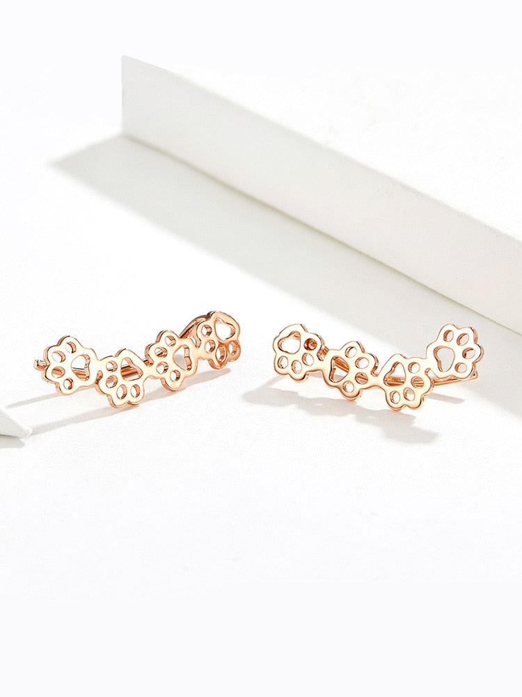 Cat Paw Earrings Studs - Cat earrings