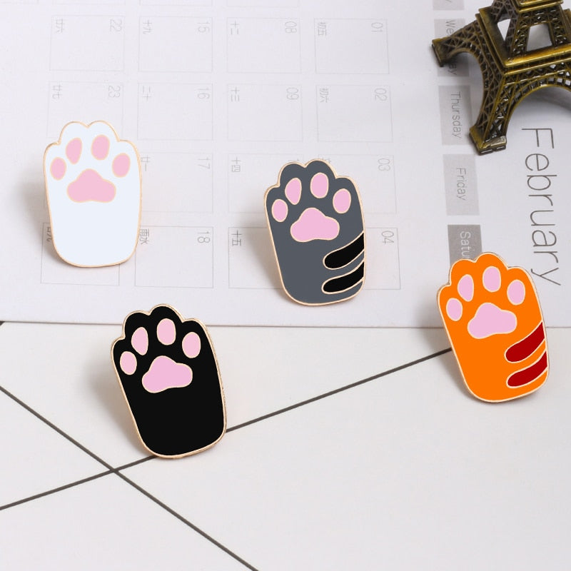 Cat Paw Enamel Pin