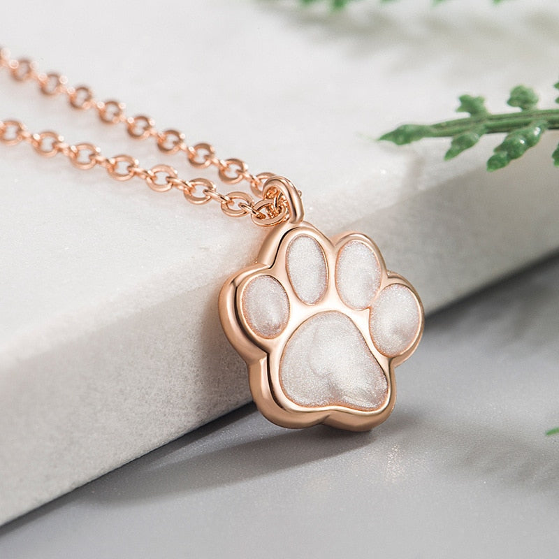 Cat Paw Necklace - Cat necklace