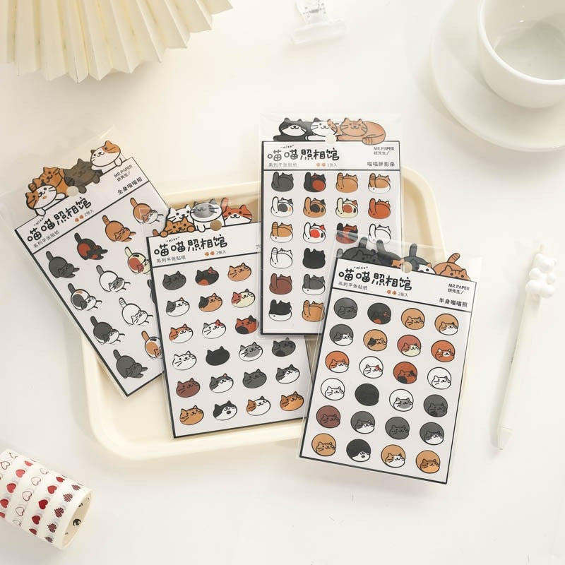 Cat Paw Print Stickers