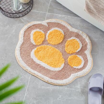 Cat Paw Rug - 50X62cm / Orange