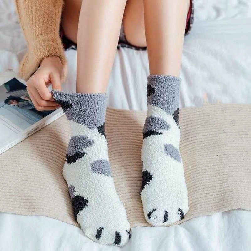 Cat Paw Socks - Cat Socks