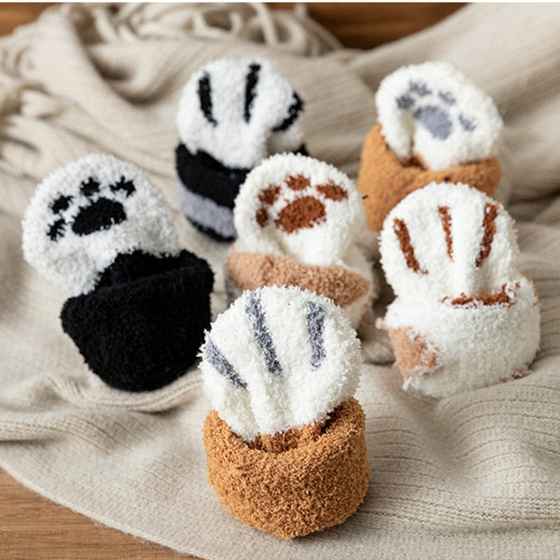 Cat Paw Socks - Cat Socks
