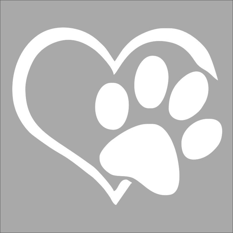 Cat Paw Stickers - White