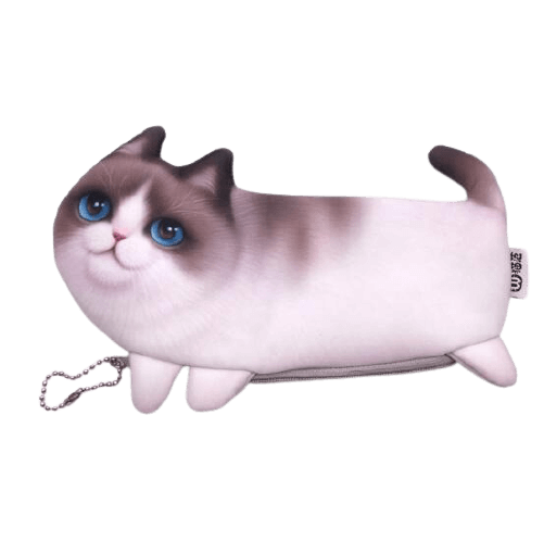 Cat Pencil Case - Smokey - Cat pencil case