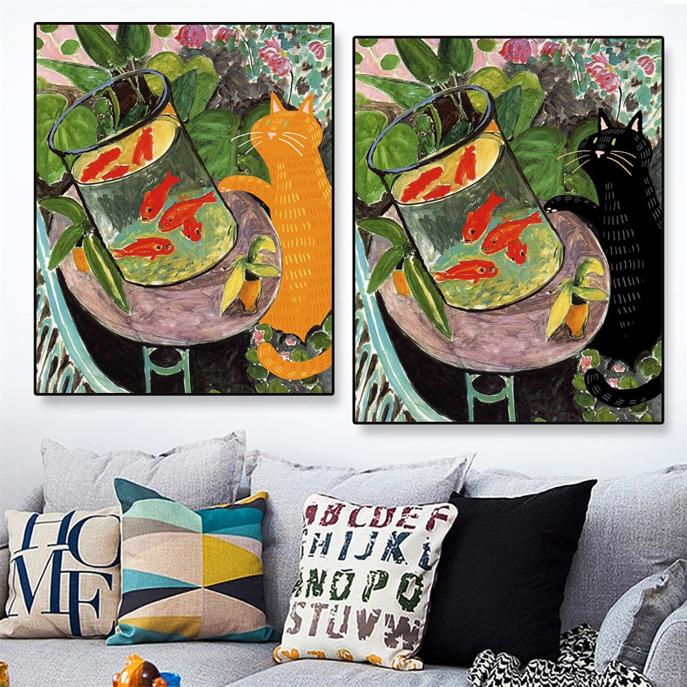 Cat Posters Art Prints - Cat poster