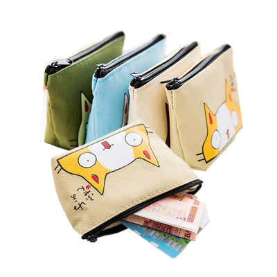 Cat Print Purse - Cat purse