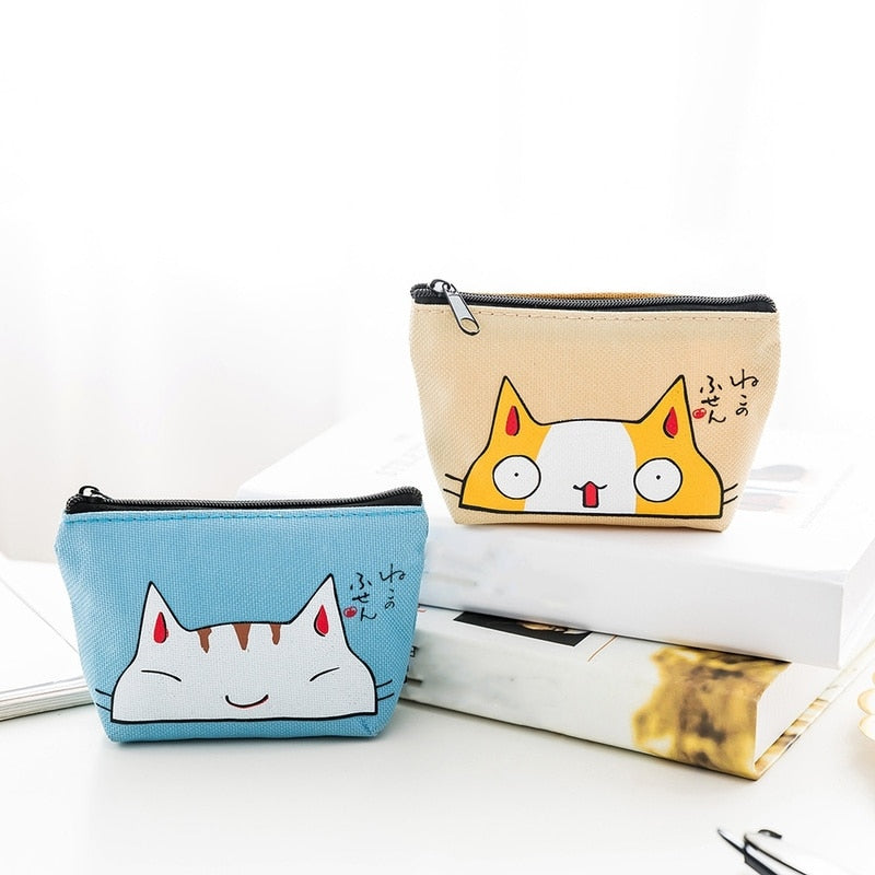 Cat Print Purse - Cat purse