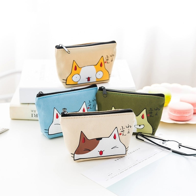 Cat Print Purse - Cat purse