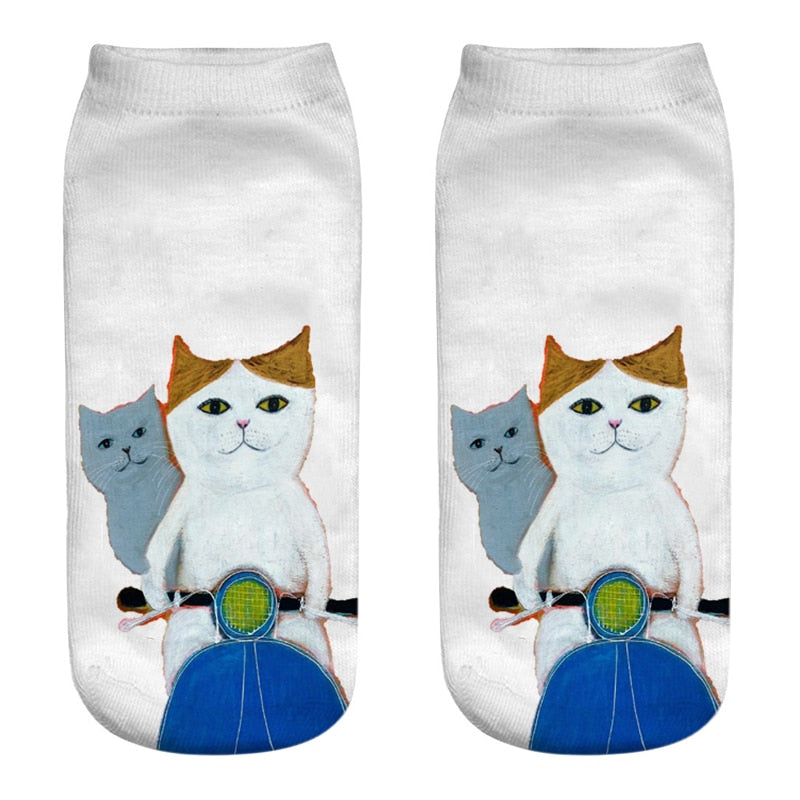 Cat Print Socks - Style9 / China / 34-41(EUR) - Cat Socks
