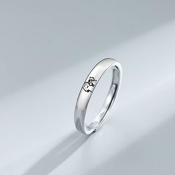 Cat Promise Ring - cat rings