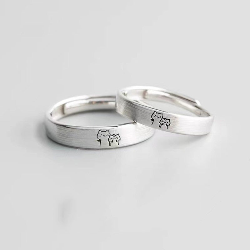 Cat Promise Ring - cat rings