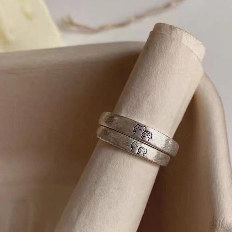 Cat Promise Ring - cat rings