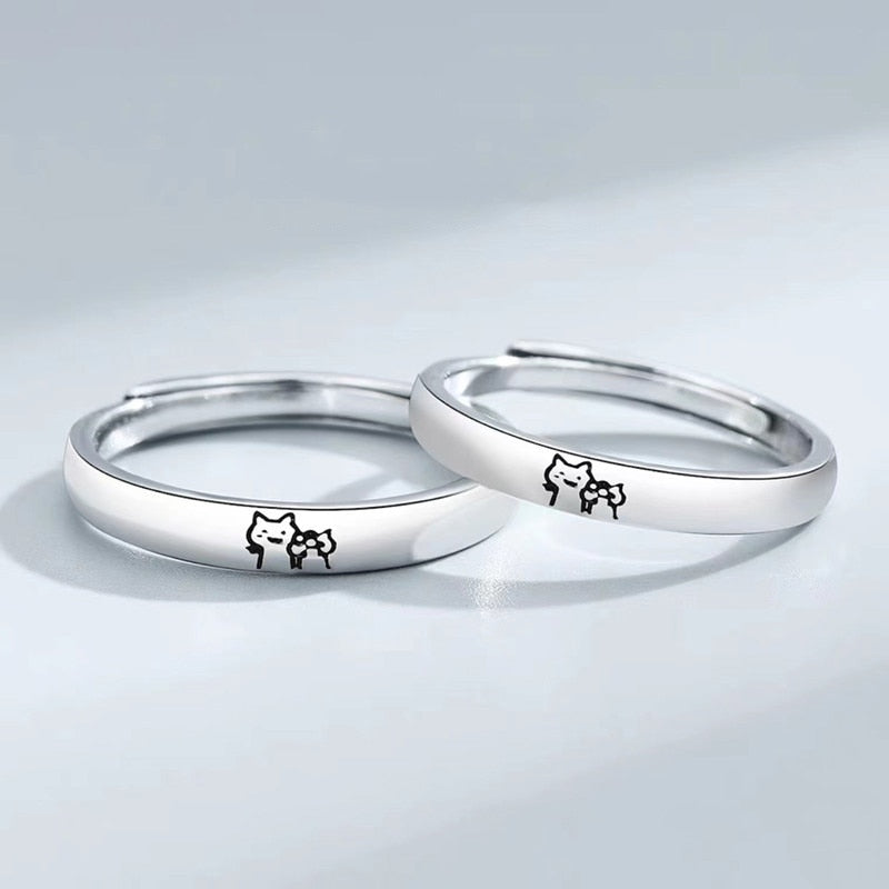 Cat Promise Ring - cat rings