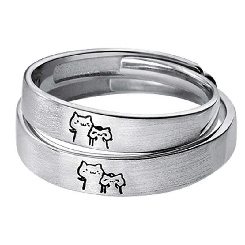 Cat Promise Ring - cat rings