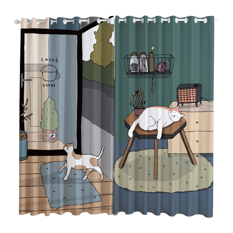 Cat Proof Curtains - cat curtains