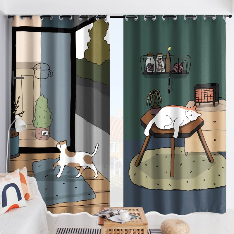 Cat Proof Curtains - cat curtains