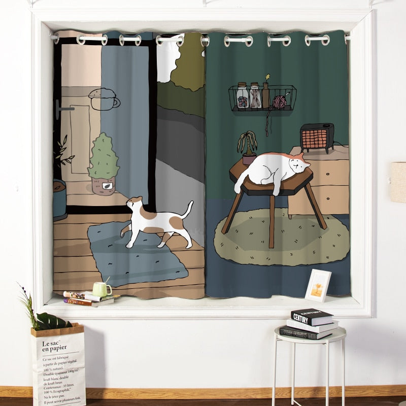 Cat Proof Curtains - cat curtains