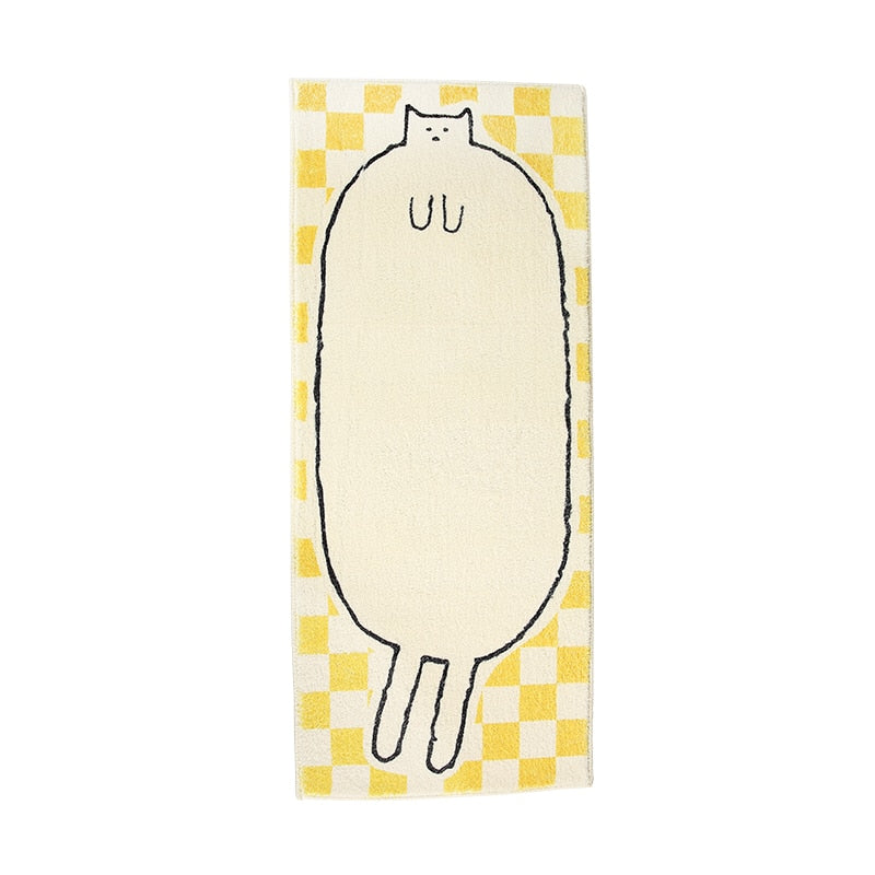 Cat Proof Rugs - Yellow / 50x120cm