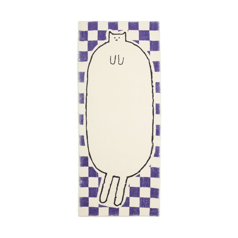 Cat Proof Rugs - Blue / 50x120cm