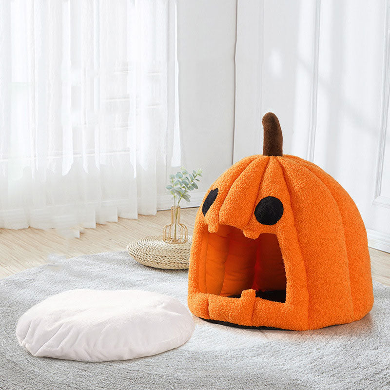 Cat Pumpkin Bed
