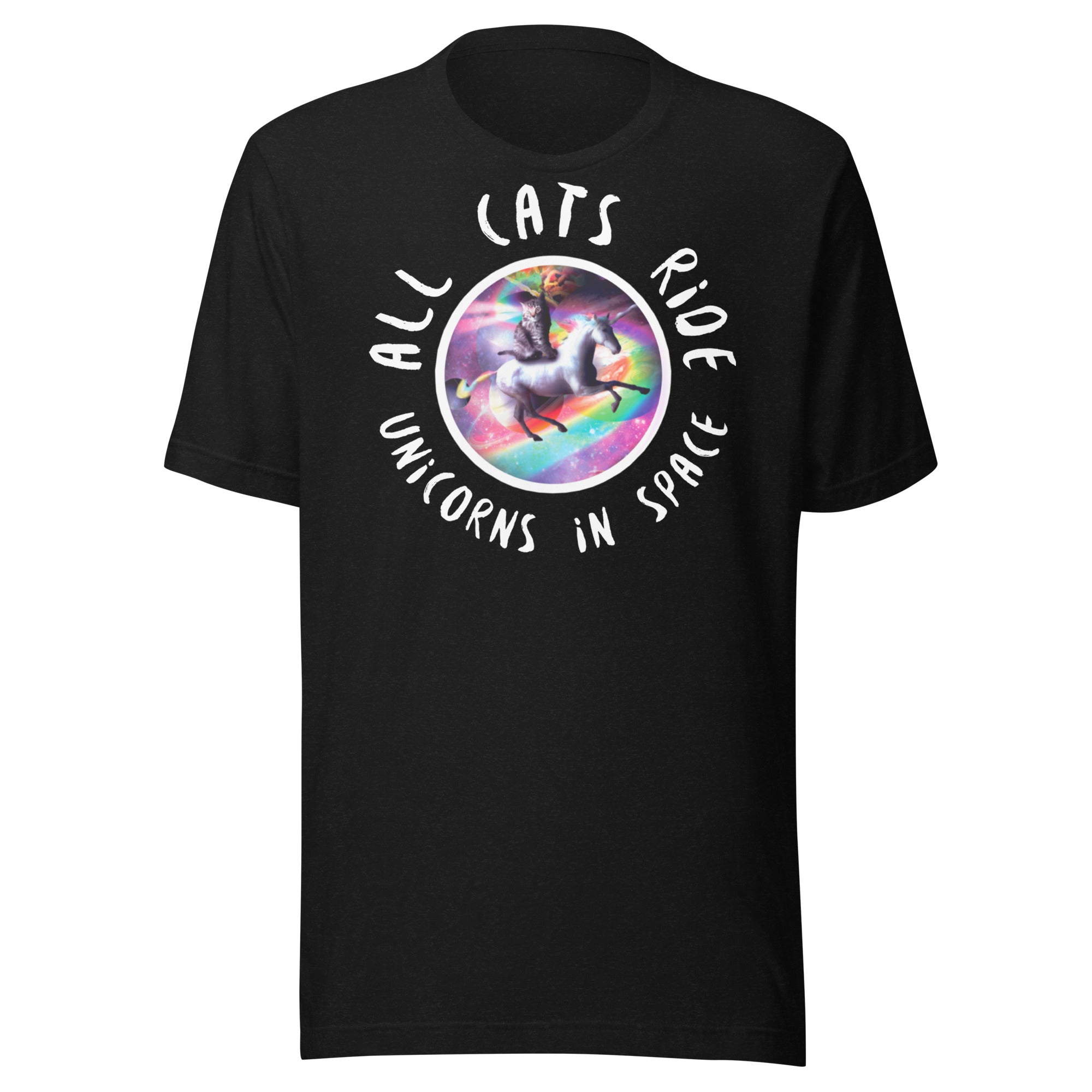 Cat Riding Unicorn shirt