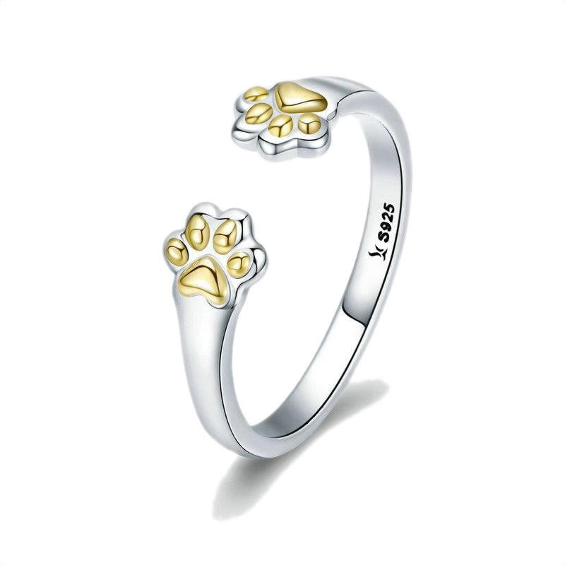 Cat Ring (Silver) </br> Les Pattes d'Or