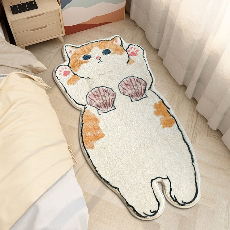Cat Rug - Shell cat mat / W40xL80cm