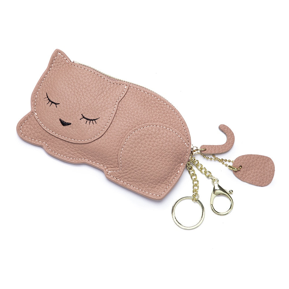Cat Shaped Purse - Pink - Cat purse
