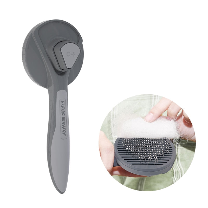 Cat Shedding Brush - Gray