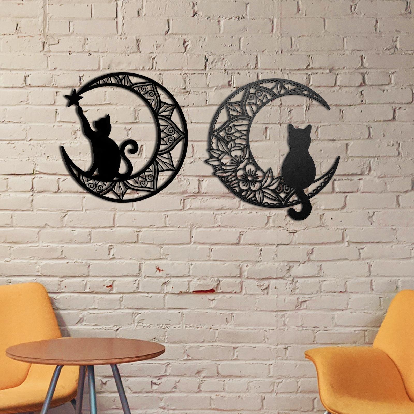 Cat Silhouette Wall Art