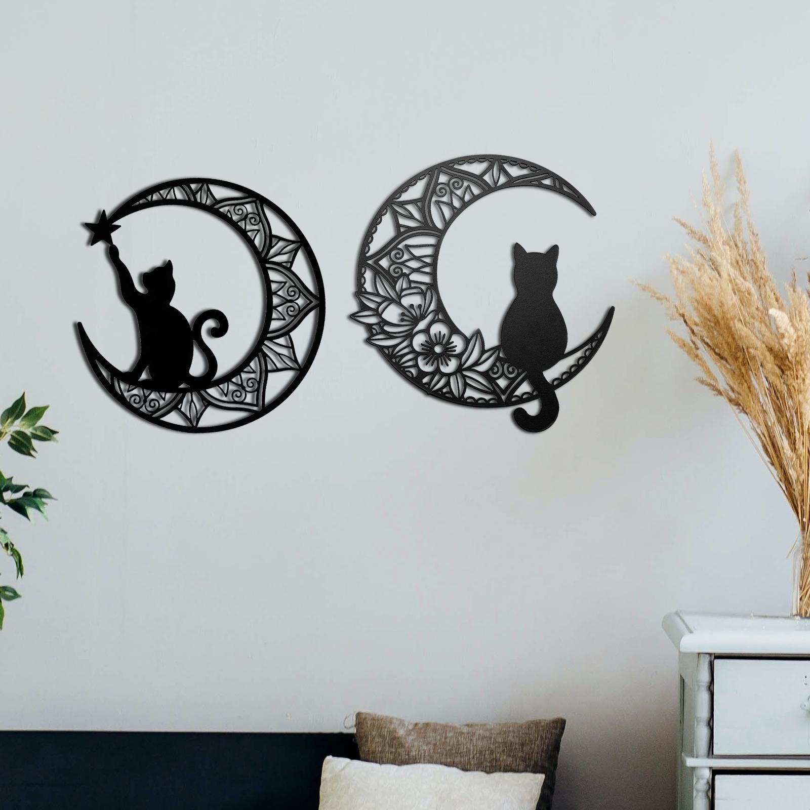 Cat Silhouette Wall Art