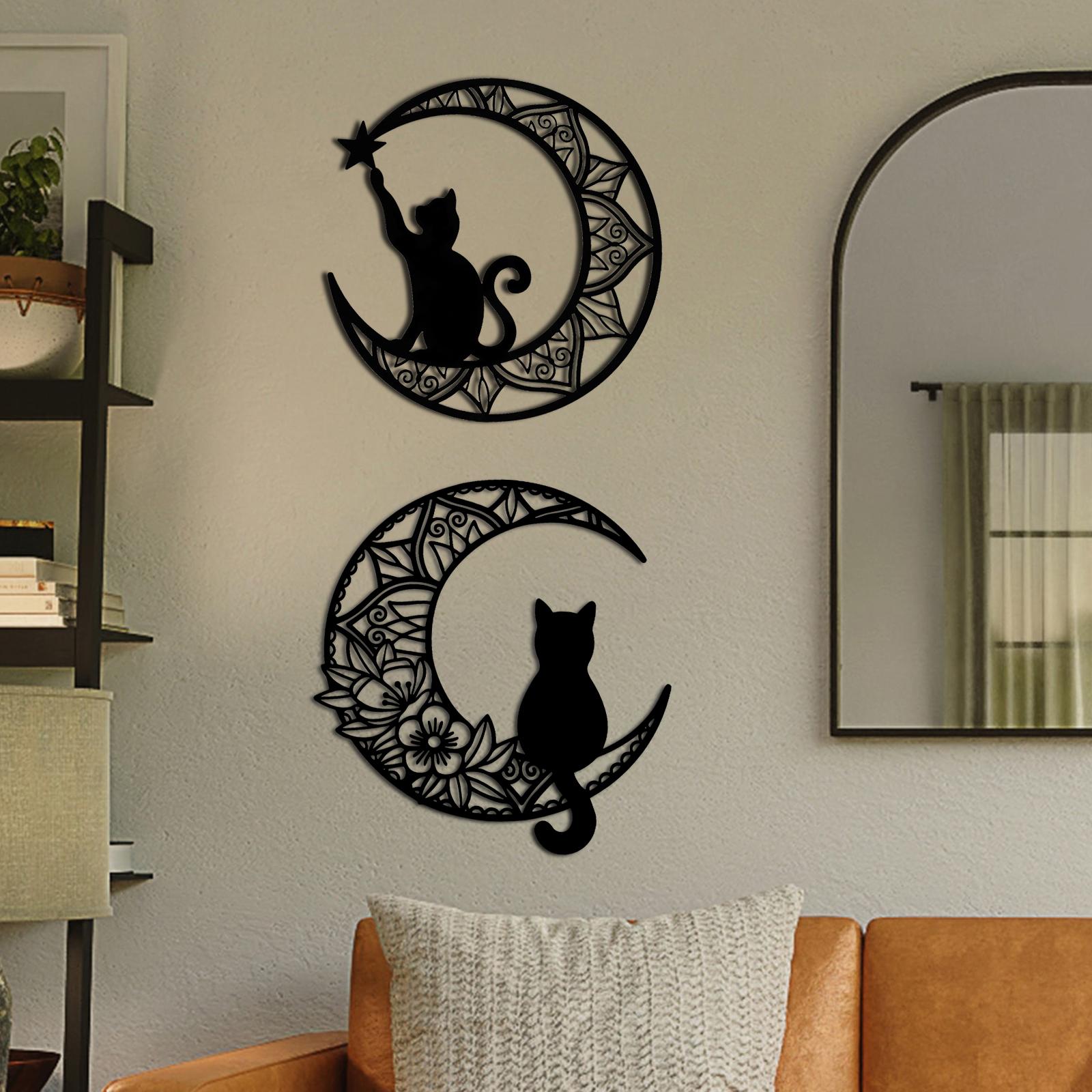 Cat Silhouette Wall Art